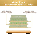 Cutting board Compatible with Panasonic NB-G110P FlashXpress Toaster Oven (Oven Excluded), Countertop Oven Accessories, With Heat Resistant Non-Skid Silicone Feet, Protects Cabinet, More Storage Space