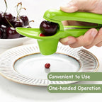 Cherry Pitter, Olive Pitting Tool Cherries Stoner Remover(Green)