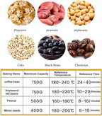 WINB Coffee Roaster Machine for Home Use, 110V Household Electric Coffee Bean Roaster with Timer Roasting Machine Peanut Bean Home Coffee Roaster