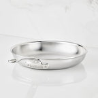 Hestan ProBond Luxe 11-Inch Skillet, Professional Clad Stainless Steel ProCore Tri-Ply Clad Construction, Polished Exterior, Induction & Oven Safe