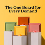 SMIRLY Plastic Cutting Board Set with Holder 4 Pieces, Non-Slip Dishwasher Safe Chopping Boards for Kitchen, Black & White