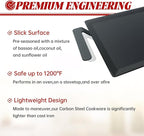 Carbon Steel Griddle Induction Compatible Stove top, Grill Griddle, Open flame,Gas Stove Top