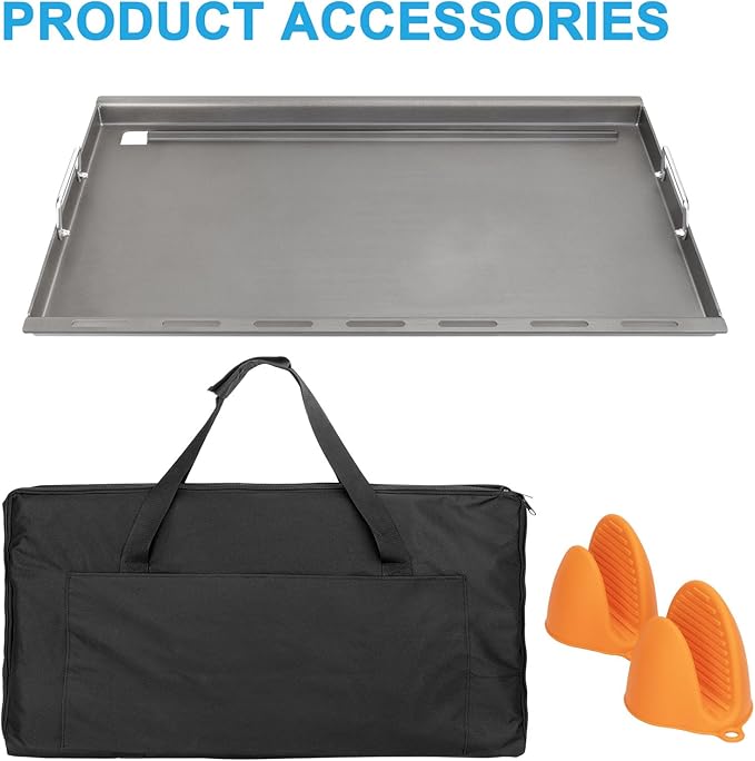 Full Size Griddle Insert for Weber Genesis II 400 Genesis II LX 400 Series Gas Grills, Flat Top Griddle Plate for Weber Genesis II E-410/E-415/E-425/E-435, Genesis II LX 440, Replace for 6789