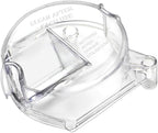 Clear Grinder Assembly Lid Compatible with Cuisinart Coffee Grinder Maker Models DGB-500 DGB-500BK DGB-600 DGB-600BCC DGB-625 Replace#: DGB-500GLID