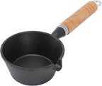 4.3x2.0in Mini Frying Pan, Mini One Egg Frying Pan Cast Iron Omelette Pan Iron Solid Mini Pre Sauce Pan for Indoor Outdoor Cooking