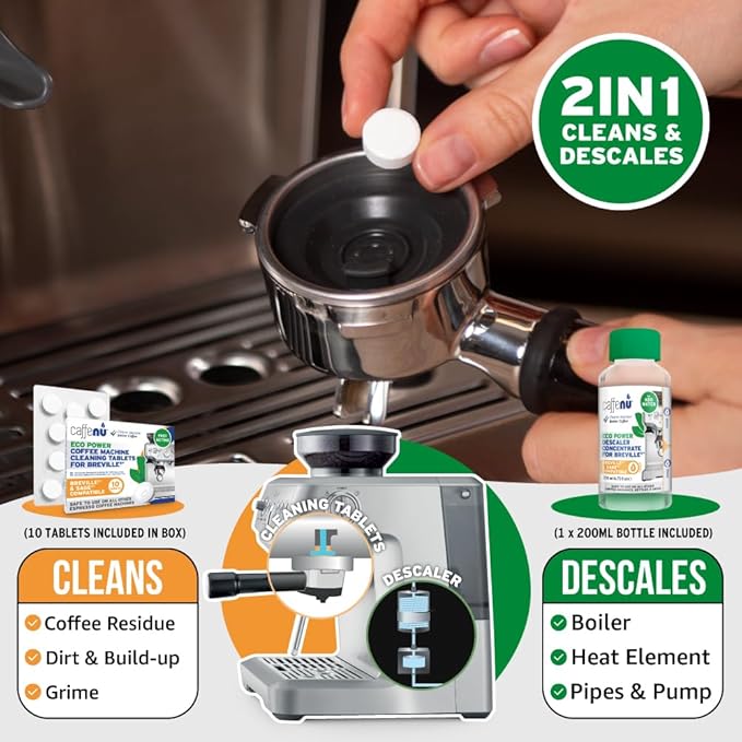 Caffenu Cleaning & Descaling Kit Compatible with Breville Espresso Machines
