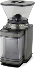 Cuisinart Coffee Grinder, Electric One-Touch Automatic Burr Coffee Grinder with 18-Position Grind Selector, Cup Size Selector for 4 – 18 Cups, Black Stainless Steel