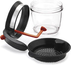 Fat Separator for cooking, 4 Cups Plastic Fat Strainers with Bottom Release, Gravy Grease Separator, Soup Oil Separator Measuring Cup