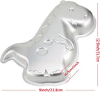 Dinosaur Shaped Cake Pan Clover Mould Aluminum 3D DIY Cake Baking Pan for Birthday, Anniversary, Party, Christmas