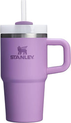STANLEY Quencher H2.0 Tumbler with Handle and Straw 20 oz | Flowstate 3-Position Lid | Cup Holder Compatible for Travel | Insulated Stainless Steel Cup | BPA-Free | Lilac
