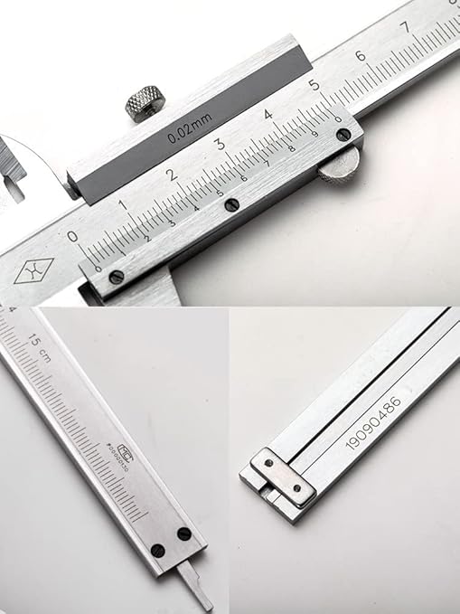 Vernier Caliper, 0-6inch/0-150mm Manual Micrometer, Stainless Steel Caliper,0.02mm/0.001" High Precision, Durable Slide Caliper Measuring Tool