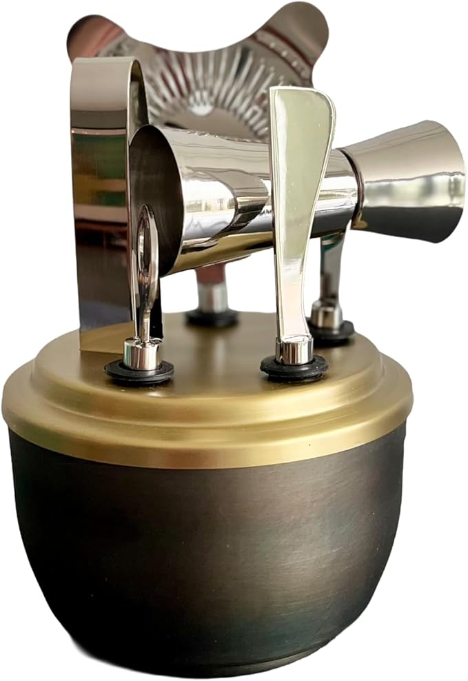 Antique Gold Stainless Steel Cocktail Shaker and Bar Equipment | Antique Gold Bar Tools