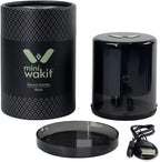 Mini Wakit Grinder (Black) – Rechargeable Electric Herb Grinder with Patented Ball & Chain Technology for Effortless Grinding – Compact, Easy-to-Use, Ideal for Kitchen, Herbs, and Spices
