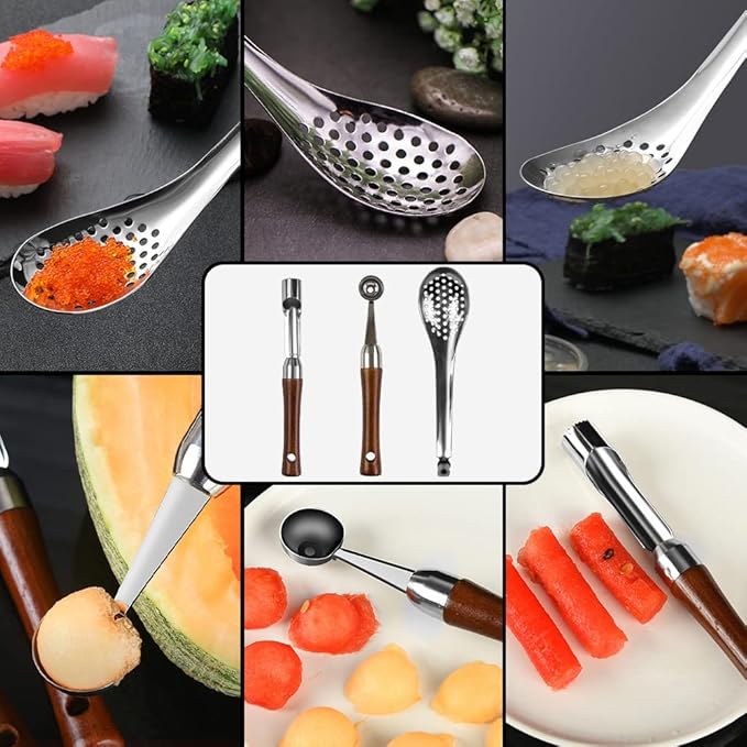 DUEBEL 13 Piece Professional Chef Culinary Plating Kit - Stainless Steel Culinary Plating Tool Set for Perfect Presentation