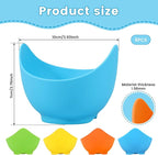 8Pcs Silicone Egg Poacher Nonstick Egg Poaching Cups Poached Egg Easy Silicone Egg Poacher Cups for Stovetop Air Fryer Cooking Accessories