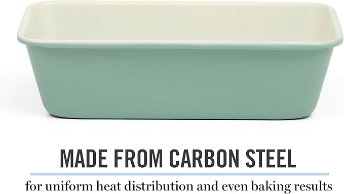 Martha Stewart Gallen 9 Inch Nonstick Carbon Steel Loaf Pan - Teal