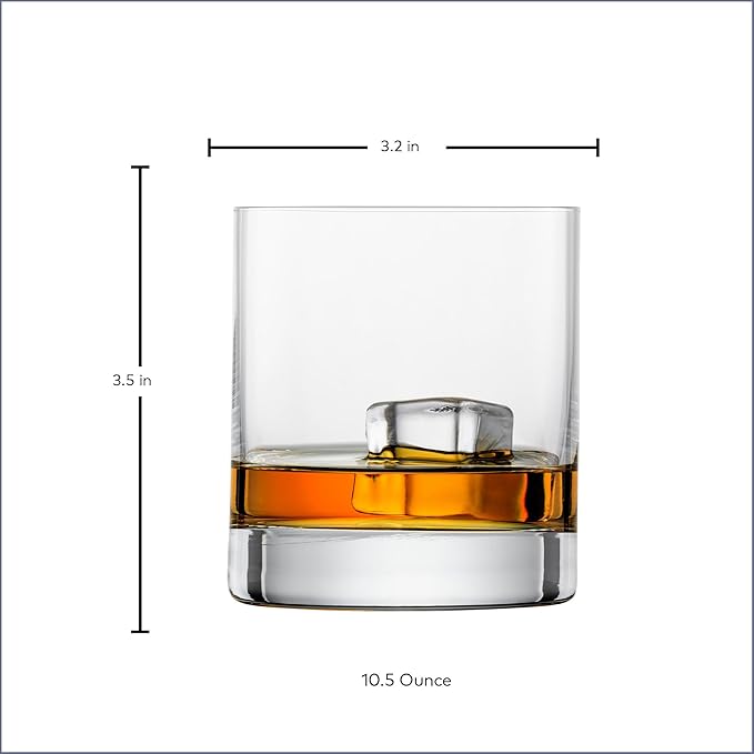 ZWIESEL GLAS Paris Whiskey Glass 10.5 Ounce (Set of 6), Tumbler for Whiskey, Dishwasher-Safe Tritan Crystal Glasses, Made in Germany