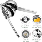 Lemon Squeezer Stainless Steel Citrus Juicer Juice Press Squeezer for Lemons and Limes