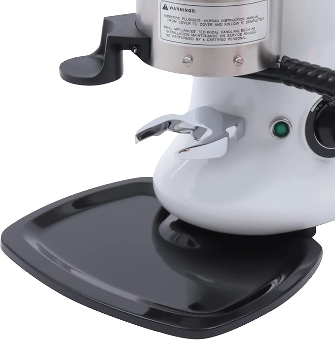 64mm Burrs Coffee Grinder, 42.33oz Electric Coffee Bean Grinder, 10 Grinding Levels 350W Power 1400Rpm Espresso Bean Milling Machine w/Hopper Door, 5.91ft Power Cord for Commercial Locations