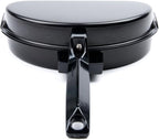 Fox Run Non-Stick Omelette Pan with Egg Poacher Set, 11.25 x 9.5 x 2.5 inches, Metallic