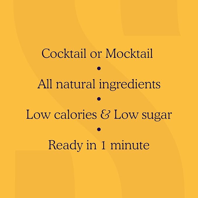 SAYSO Old Fashioned Original Craft Cocktail Tea Bag | Under 1 Min (With Bitters & Orange) | Steep in Whiskey & Cold Water |Organic, Certified Gluten-free & Non-GMO| (<4G Sugar, 15 Calories), 8 count