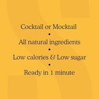 SAYSO Old Fashioned Original Craft Cocktail Tea Bag | Under 1 Min (With Bitters & Orange) | Steep in Whiskey & Cold Water |Organic, Certified Gluten-free & Non-GMO| (<4G Sugar, 15 Calories), 8 count