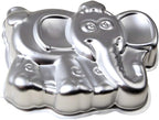 10-INCH Elephant Shaped Cake Pan Mould Aluminum 3D Animal DIY Cake Baking Pan for Birthday, Anniversary, Party, Christmas