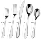 Silverware Set, 20-Piece Stainless Steel Flatware Set Service for 4, Mirror Polishing Tableware Cutlery Set for Home and Restaurant, Dishwasher Safe