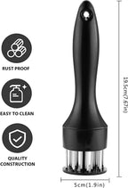 Meat Tenderizer, OLULU Stainless Steel Needle Ultra Sharp 20 Blades Meat Tenderizer Tool for tenderizing Chicken, Beef, Steak, Veal and Pork