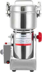 Electric Grain Mill Grinder, 1000g/2.2 lbs High-speed 30000r/min Food Grinder, 110V 3600W Countertop Grain Mill for Dry Spice Herbs Grains Coffee Rice Pepper (1000g)