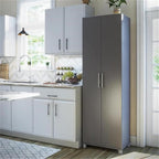 SystemBuild Camberly 24" Utility Storage Cabinet in Graphite Gray