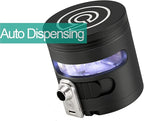 Cloudious9 - Tectonic9 Manual Grinder Automatic Dispenser Large 2.5" Aluminum Alloy (Black), For Home & Kitchen Only