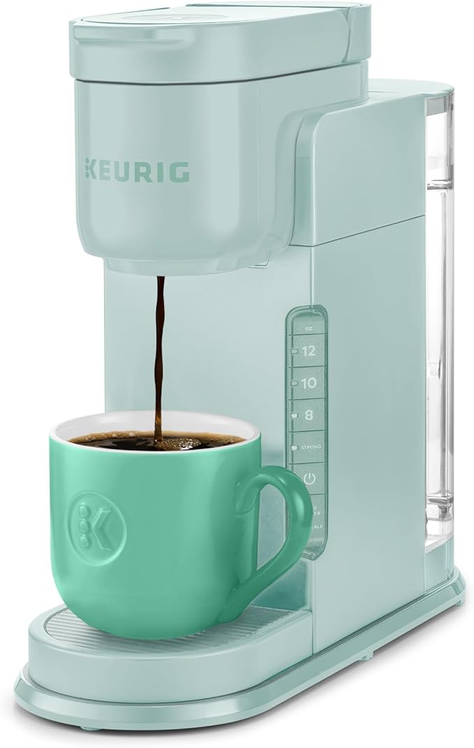 Keurig K-Express Single Serve Coffee Maker – Strong Brew Option, 42oz Reservoir, Sleek Design for Holiday Hosting & Gifting, Mint