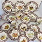 Spode Woodland Salad Plate, Blue Winged Teal, 8” | Perfect for Thanksgiving and Other Special Occasions | Made in England from Fine Earthenware | Microwave and Dishwasher Safe