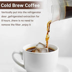 Portable Coffee Maker for Camping & Travel, Aeropress Coffee Maker, Manual Espresso Machine Coffee Press, Large Capacity Hand Brewed Coffee Pot, French Press Espresso Maker, Espresso Press Tool