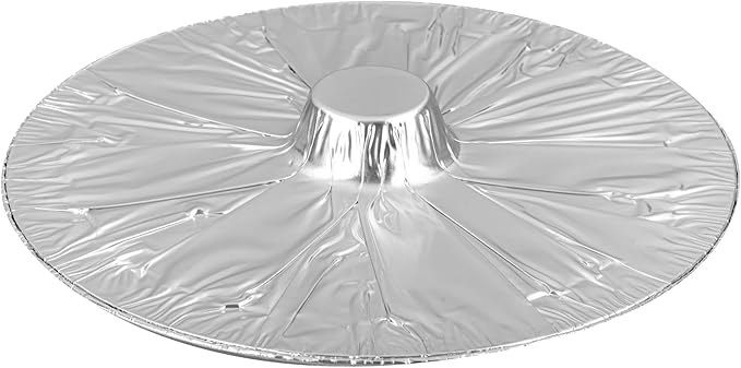 Foil Lux 5.6 Quart Pans And Lids, 100 Disposable Pots With Lids - Oven-Ready, Stove Compatible, Aluminum Foil Baking Pans, Freezable, For Outdoor Camping, Vacation, Picnic, And More - Restaurantware