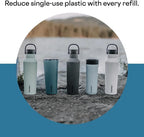 Corkcicle Sport Canteen Insulated Tumbler, North Shore, 20 oz – Reusable Water Bottle Keeps Beverages Cold for 25 Hours & Hot 12 Hours – Cupholder Friendly Tumbler with Screw-On Cap