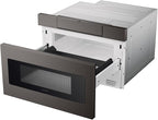 Sharp SMD2470AH 24" Microwave Drawer with 1.2 cu. ft. Capacity in Black Stainless Steel