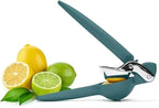 Chef'n FreshForce Lemon Squeezer Citrus Juicer, Handheld Manual Press with Dual-Gear Mechanism for Max Juice Extraction, Collard Green