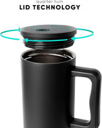 Simple Modern 30 oz Trek Tumbler with Handle and Straw Lid | Cup Holder Friendly Insulated Stainless Steel Travel Mug | Tropical Wave