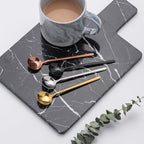 Sweejar 12 PCS Stainless Steel Mini Tea Spoons, 5.2 Inches, Black