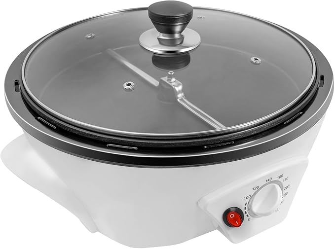 Home Coffee Roaster Machine, 1.1lbs Capacity with 0-240°C Digital Temperature Control – Easy to Use & Clean – Great for Coffee Beans, Peanuts, Nuts, and Popcorn