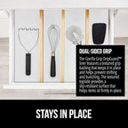 GORILLA GRIP DripGuard Drawer and Shelf Liner for Cabinet, 24x240 Inch, Slip Resistant Non Adhesive Protection for Kitchen, BPA Free Smooth Surface Plastic Liners for Cabinets, Bathroom Drawers, White