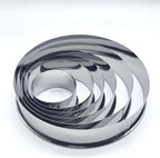 Doczen 6 Pcs Round Cookie Cutter Set (2, 3, 3.5, 4, 5, 6 Inch) - Round Cookie Cutter 4, 5, 6 Inch, Stainless Steel