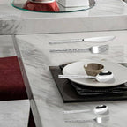 50-Piece Gold Hammered Silverware Flatware Cutlery Set Service for 10,304 Thickened Stainless Steel Cutlery Knife,Fork and Spoon Set,Dishwasher Safe,Gift Package for Wedding Housewarming