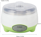 DIY Yogurt Maker Machine Compact Yogurt Maker Machine Family Kitchen Stainless Steel Container (US Plug 110V)