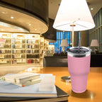 Amtidy 16 Pack 30oz Travel Mug, Powder Coated Stainless Steel Vacuum Double Wall Bulk Tumbler, Durable Insulated Coffe Cup with Splash Proof Lids straw and cleaning brush，for Home, Office, Party