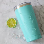 20oz Tumbler Vacuum Insulated Travel Mug with Lids, Stainless Steel Double Wall Bulk Cup for Home, Office, Outdoor Suitable for Vehicle Cup Holders(Set of 8, Black)