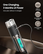 Maestri House Rechargeable Milk Frother with Stepless Speed Control, LunaFro Max Handheld Electric Foam Maker Waterproof Drink Mixer Foamer with Stand & Detachable Whisks for Lattes, Cappuccino
