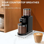 Wancle Conical Burr Coffee Grinder Touch Edition Electric Coffee Bean Grinder - 25 Grind Settings, Precision Timer, Anti-Static, Compact with Air Blower, 200W Motor